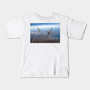 Duellists Spitfire and Bf109 Kids T-Shirt